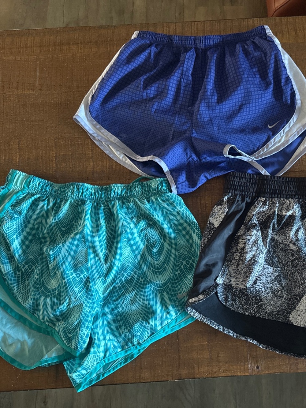 3 pair women’s Nike Dri fit shorts